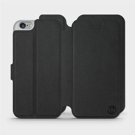 Etui Soft Touch do Apple iPhone 6s - wzór Satynowa czerń