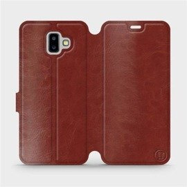 Etui do Samsung Galaxy J6 Plus 2018 - wzór Brown&Gray