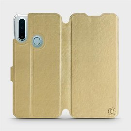 Etui do OPPO A31 - wzór Gold&Orange