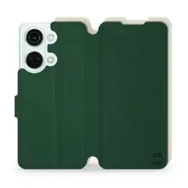 Etui Soft Touch do OnePlus Nord 3 5G - wzór Miejska zieleń z platyną