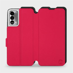 Etui Soft Touch do Realme GT Master Edition - wzór Żywa czerwień z czernią