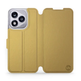 Etui do Huawei Honor 400 Lite - wzór Gold&Gray