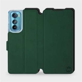 Etui Soft Touch do Motorola Edge 30 5G - wzór Miejska zieleń z czernią