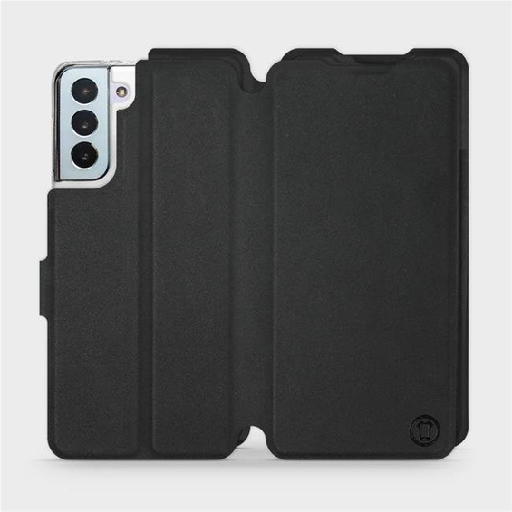 Etui Soft Touch do Samsung Galaxy S21 Plus - wzór Satynowa czerń