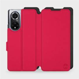 Etui Soft Touch do Huawei Nova 9 - wzór Żywa czerwień z czernią