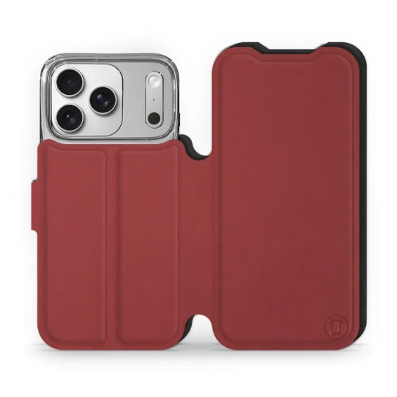 Etui Soft Touch do Apple iPhone 17 Pro - wzór Zachodząca czerwień z czernią