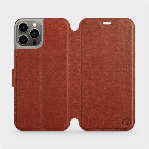 Etui do Apple iPhone 13 Pro - wzór Brown&Gray