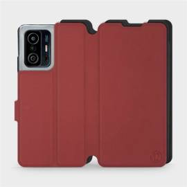 Etui Soft Touch do Xiaomi 11T - wzór Zachodząca czerwień z czernią