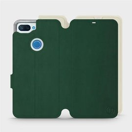 Etui Soft Touch do Xiaomi Mi 8 Lite - wzór Miejska zieleń z platyną