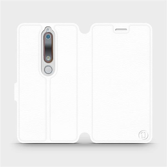 Etui do Nokia 6.1 - wzór White&Gray