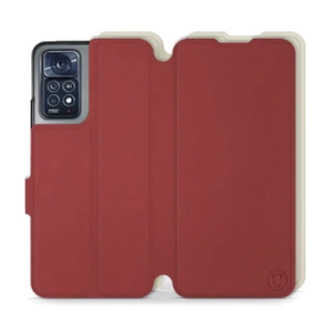 Etui Soft Touch do Xiaomi Redmi Note 12 Pro 4G - wzór Zachodząca czerwień z platyną