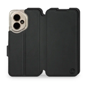 Etui Soft Touch do Huawei Honor 400 - wzór Satynowa czerń