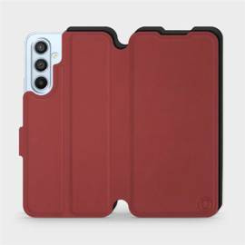 Etui Soft Touch do Samsung Galaxy A54 - wzór Zachodząca czerwień z czernią