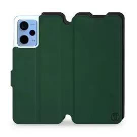 Etui Soft Touch do Xiaomi Redmi Note 12 5G - wzór Miejska zieleń z czernią