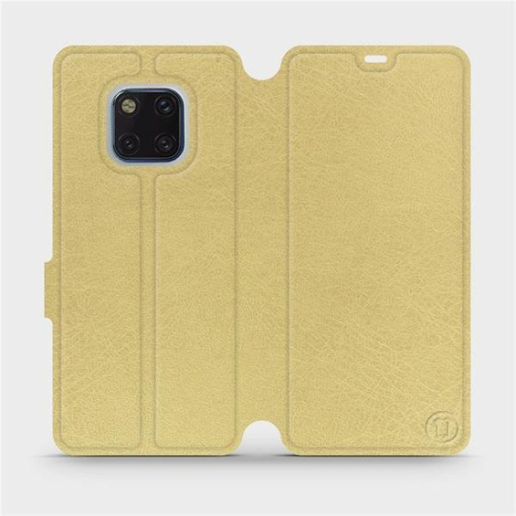 Etui do Huawei Mate 20 Pro - wzór Gold&Gray