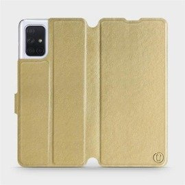 Etui do Samsung Galaxy A71 - wzór Gold&Gray