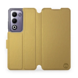 Etui do OPPO A5m - wzór Gold&Orange