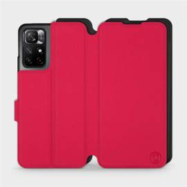Etui Soft Touch do Xiaomi Redmi Note 11S 5G - wzór Żywa czerwień z czernią
