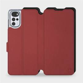 Etui Soft Touch do Motorola Moto G22 - wzór Zachodząca czerwień z czernią
