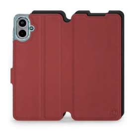 Etui Soft Touch do Samsung Galaxy A07 - wzór Zachodząca czerwień z czernią