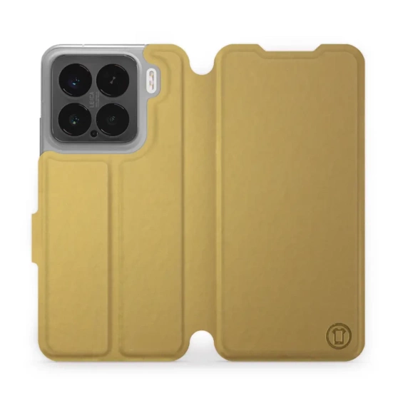 Etui do Xiaomi 15 - wzór Gold&Orange