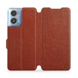 Etui do Motorola Moto G24 Power - wzór Brown&Orange