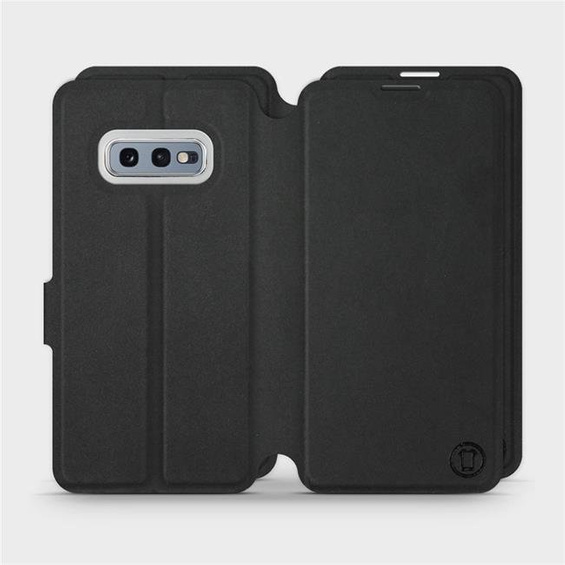 Etui Soft Touch do Samsung Galaxy S10e - wzór Satynowa czerń