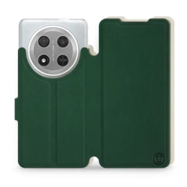 Etui Soft Touch do Huawei Honor Magic7 Lite 5G - wzór Miejska zieleń z platyną