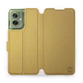 Etui do Motorola Moto G55 5G - wzór Gold&Orange
