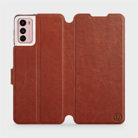 Etui do Motorola Moto G42 - wzór Brown&Gray