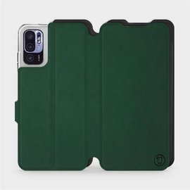 Etui Soft Touch do Xiaomi Redmi Note 10 5G - wzór Miejska zieleń z czernią