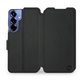 Etui Soft Touch do Samsung Galaxy S25 Plus - wzór Satynowa czerń