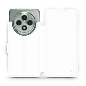 Etui do OPPO Reno12 F 5G - wzór White&Orange