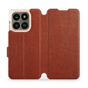 Etui do Huawei Honor 400 Smart - wzór Brown&Orange