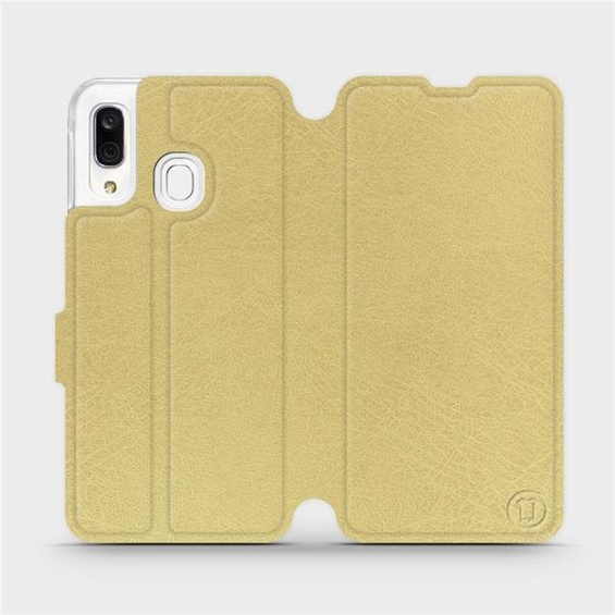 Etui do Samsung Galaxy A40 - wzór Gold&Orange