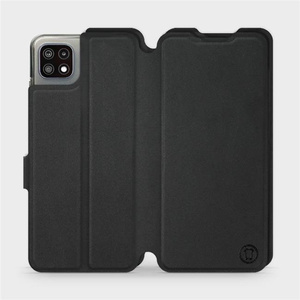 Etui Soft Touch do Samsung Galaxy A22 5G - wzór Satynowa czerń