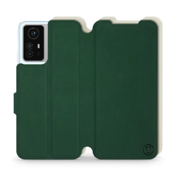 Etui Soft Touch do Xiaomi Redmi Note 12S - wzór Miejska zieleń z platyną