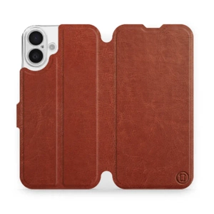 Etui do Apple iPhone 16 Plus - wzór Brown&Orange