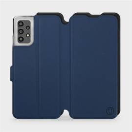 Etui Soft Touch do Samsung Galaxy A32 4g - wzór Głęboki granat z czernią