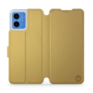 Etui do Motorola Moto G14 - wzór Gold&Orange