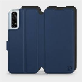 Etui Soft Touch do Realme 7 - wzór Głęboki granat z czernią