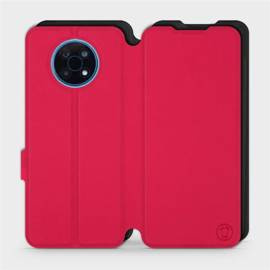 Etui Soft Touch do Nokia G50 5G - wzór Żywa czerwień z czernią