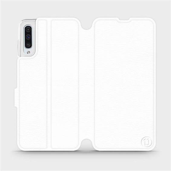 Etui do Samsung Galaxy A50 - wzór White&Orange