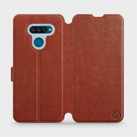 Etui do LG K50S - wzór Brown&Gray