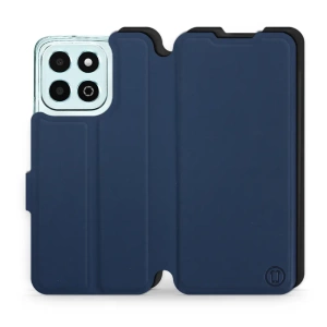 Etui Soft Touch do Huawei Honor X6b - wzór Głęboki granat z czernią