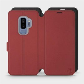 Etui Soft Touch do Samsung Galaxy S9 Plus - wzór Zachodząca czerwień z czernią
