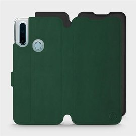 Etui Soft Touch do OPPO A31 - wzór Miejska zieleń z czernią