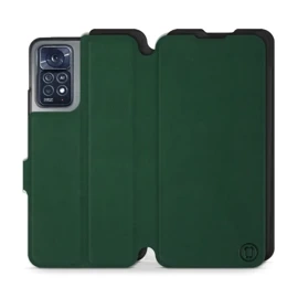 Etui Soft Touch do Xiaomi Redmi Note 12 Pro 4G - wzór Miejska zieleń z czernią