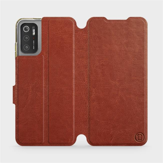 Etui do Xiaomi POCO M3 Pro 5G - wzór Brown&Orange
