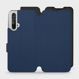 Etui Soft Touch do Realme X3 SuperZoom - wzór Głęboki granat z czernią